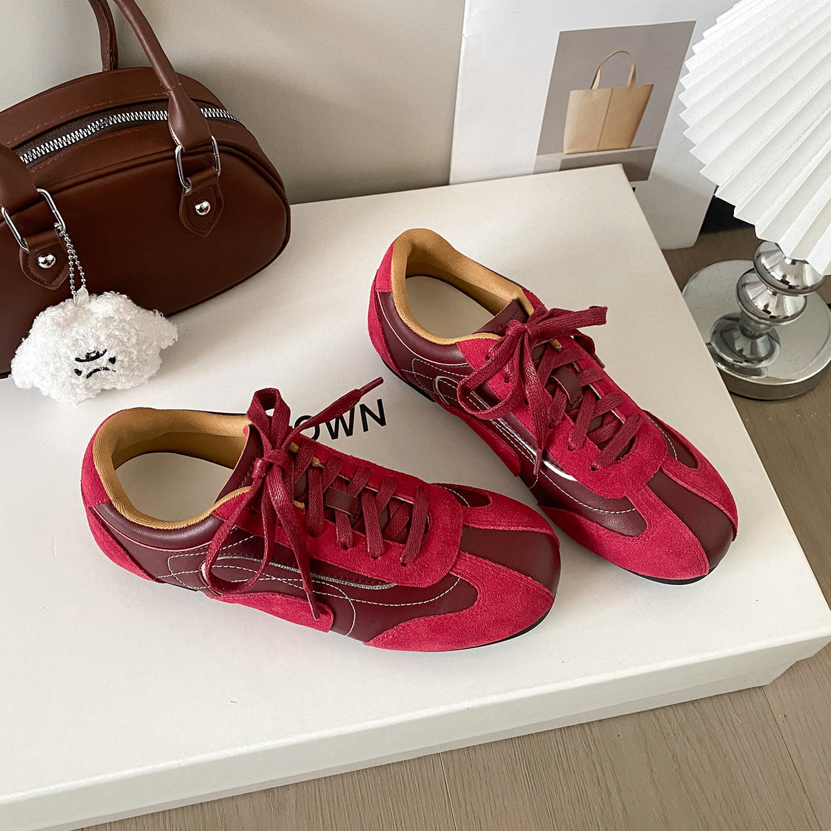 Women's Retro Old Money Style Cortez Hidden Platform Leisure Moral Training Heels