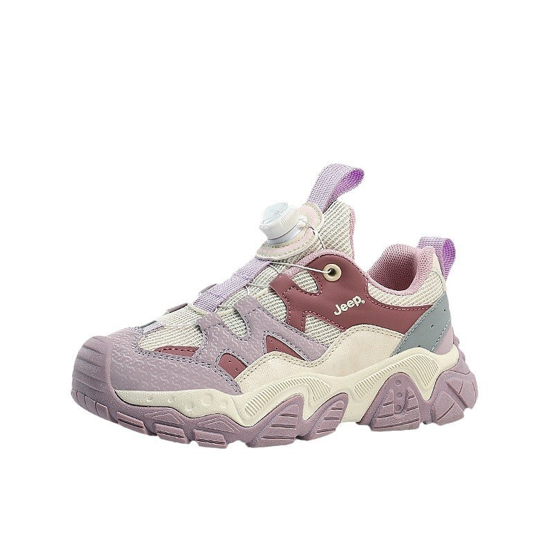 Children's Spring Soft Bottom Mesh Surface Clunky Kid's Sneakers