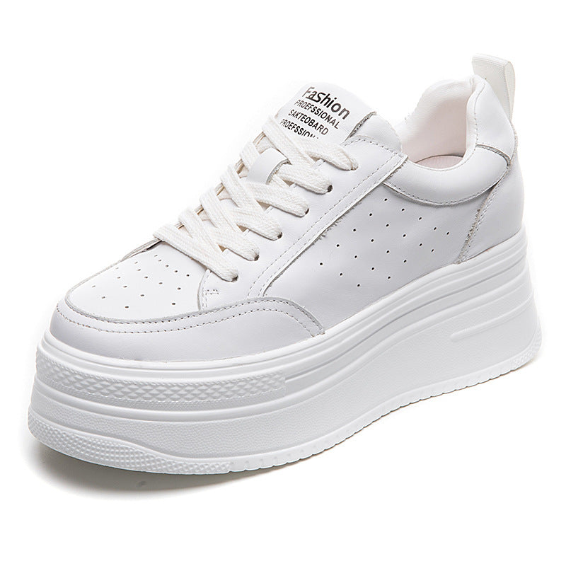 Women's Spring Thick Bottom Hidden White Muffin Women's Sports Shoes
