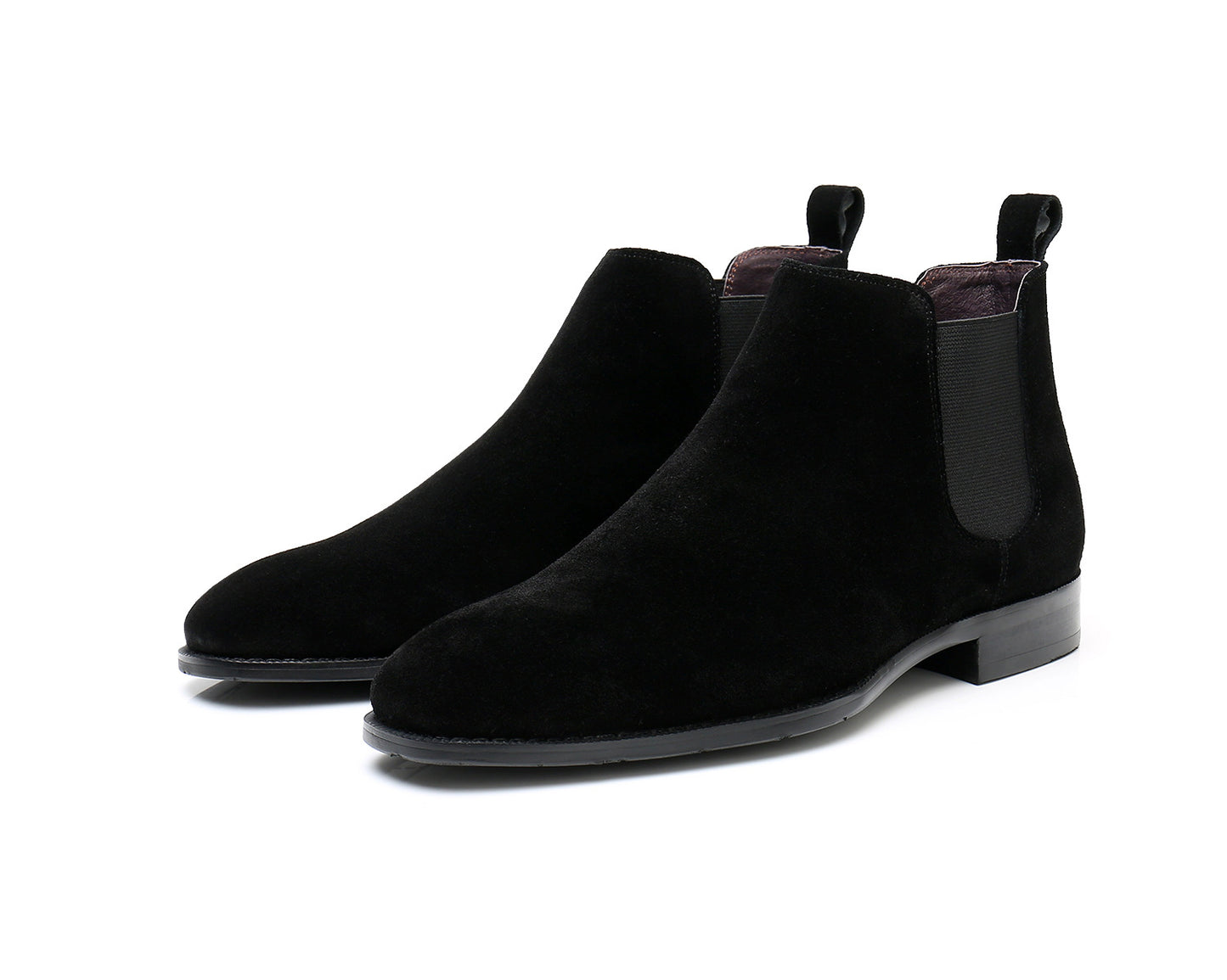 Men's Chelsea Korean Style Trendy Square Toe Suede Boots