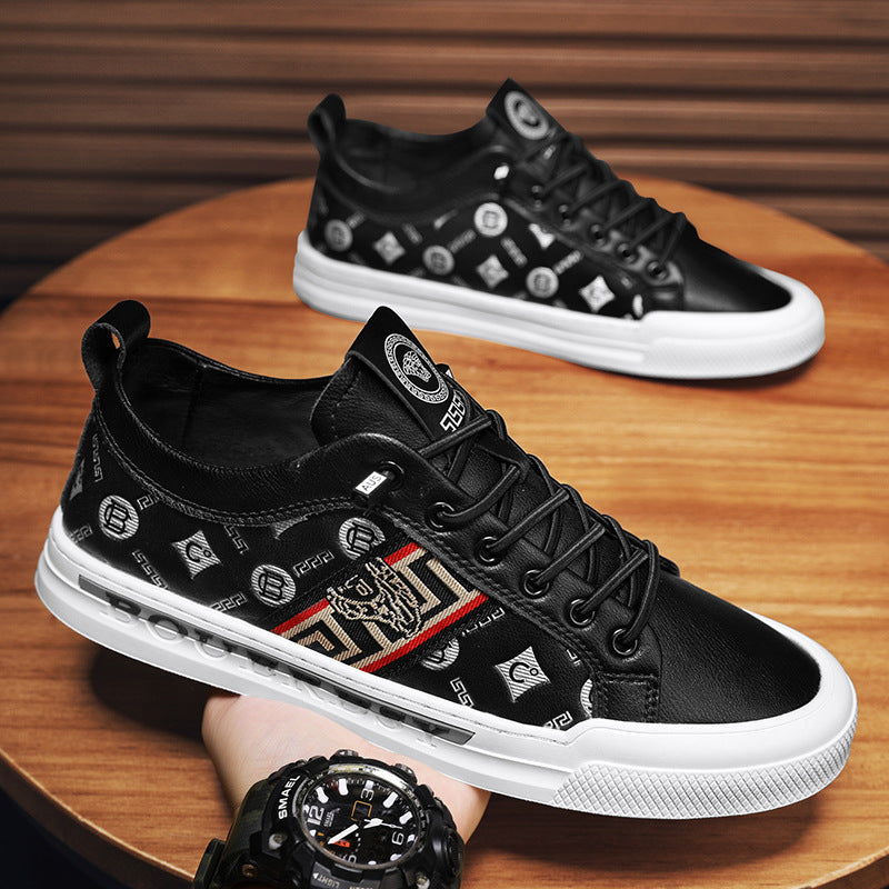 Men's Summer Suit Black Tide Versatile Light Casual Shoes