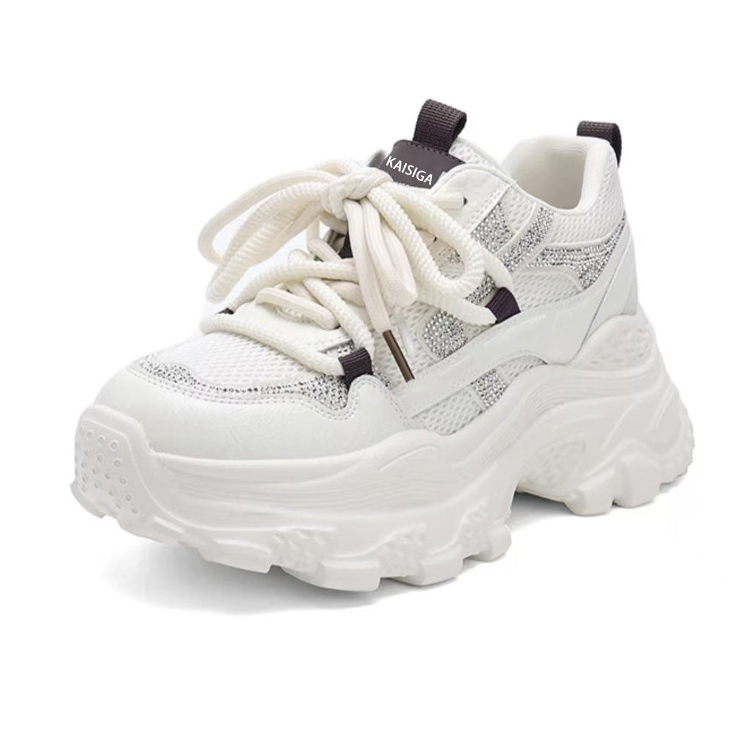 Women's Genuine Platform Dad Super Beautiful Lightweight Comfortable Women's Casual Shoes