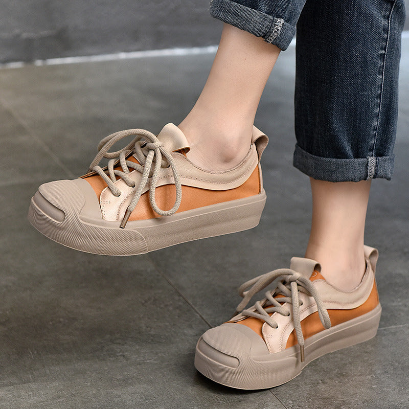 Women's Pumps Round Toe Platform Soft Versatile Casual Shoes