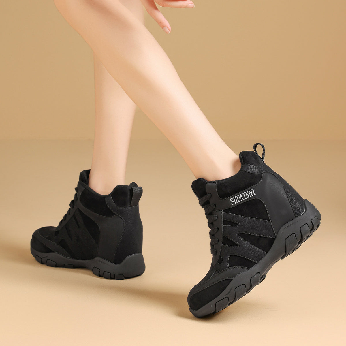 Insole Small Fashion Outdoor Mountaineering Western In Cotton Women's Casual Shoes