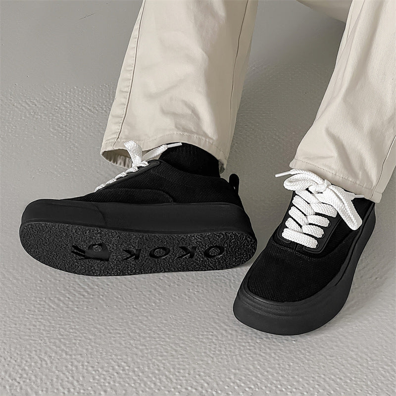 Men's Lightweight Trendy Versatile Platform Height Increasing Sneakers