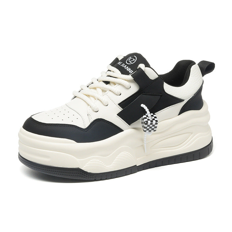 Women's Platform White Spring Minority Small Heighten Casual Shoes