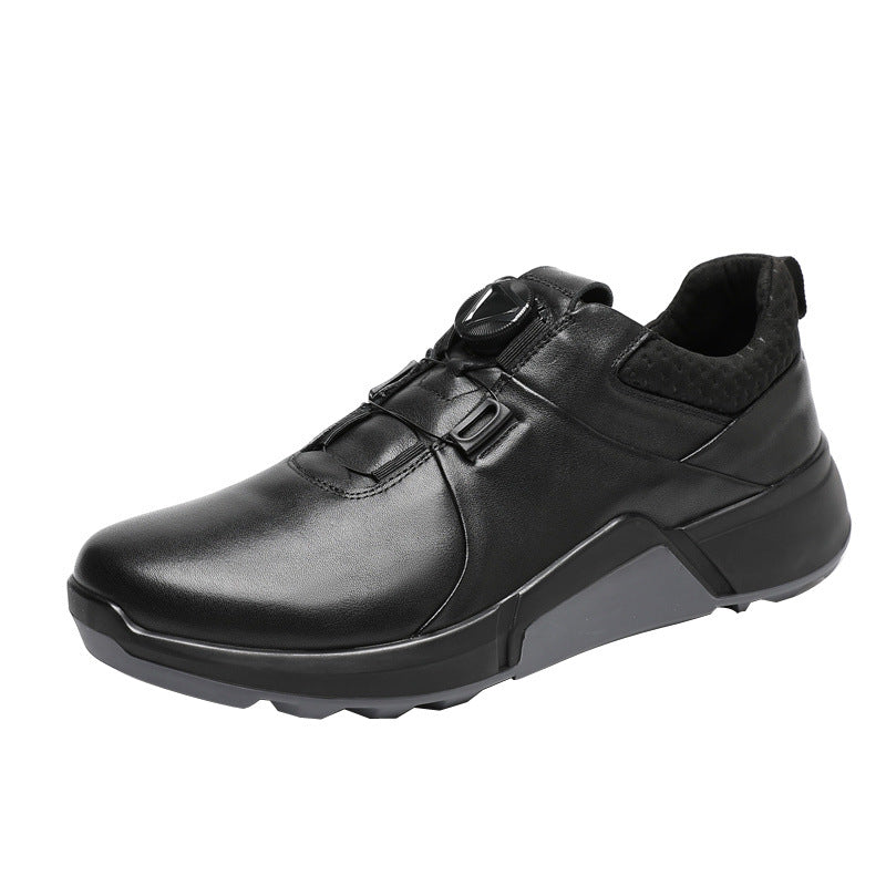 Men's Trendy Flat Breathable Sports Genuine Leather Shoes