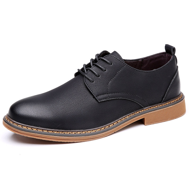 Men's Formal Korean Beef Tendon Trendy Business Men's Casual Leather Shoes
