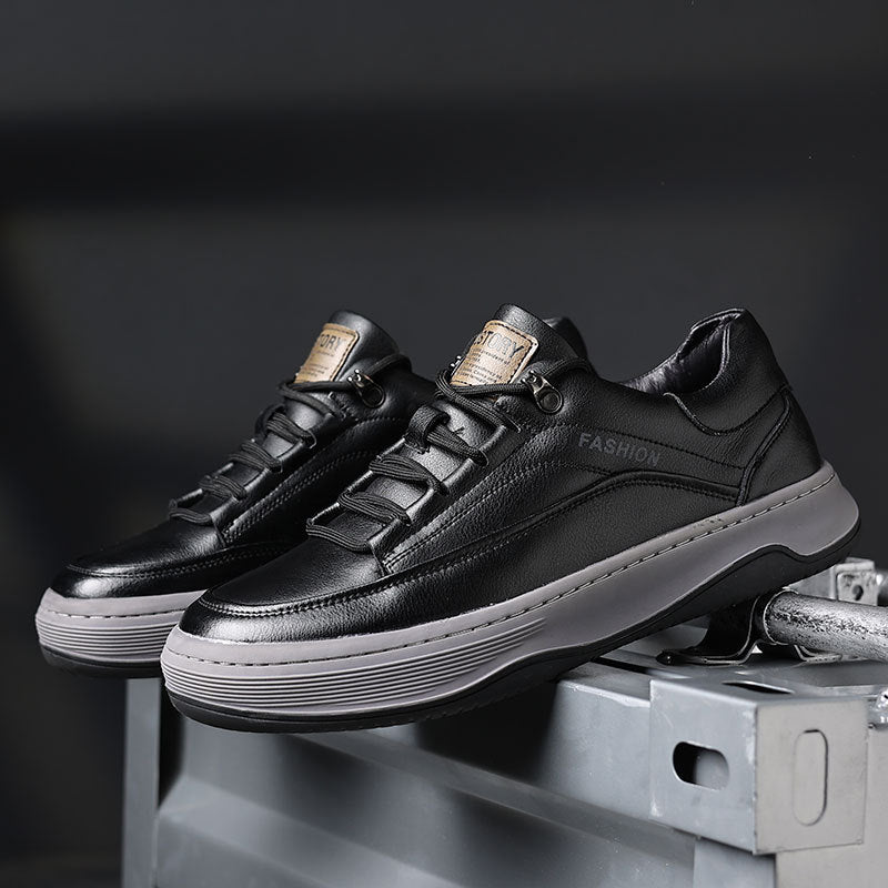 Men's Fashionable Autumn Genuine Sports Board Head Sneakers