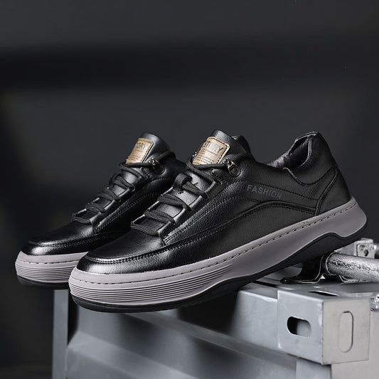 Men's Fashionable Autumn Genuine Sports Board Head Sneakers
