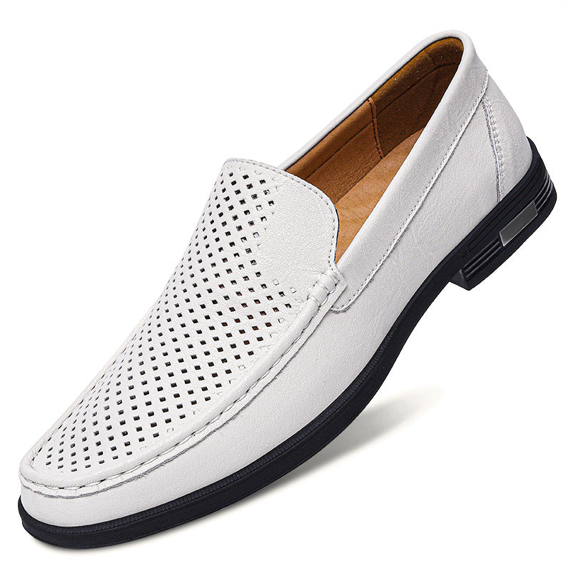 Men's Genuine Plus Size Soft Bottom Slip Loafers