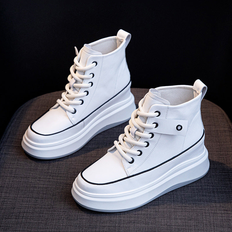 Women's Genuine Height Increasing Insole Small Size Thick Casual Shoes