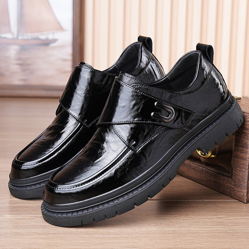 Men's Formal Wear Business Spring Lace Classic Leather Shoes