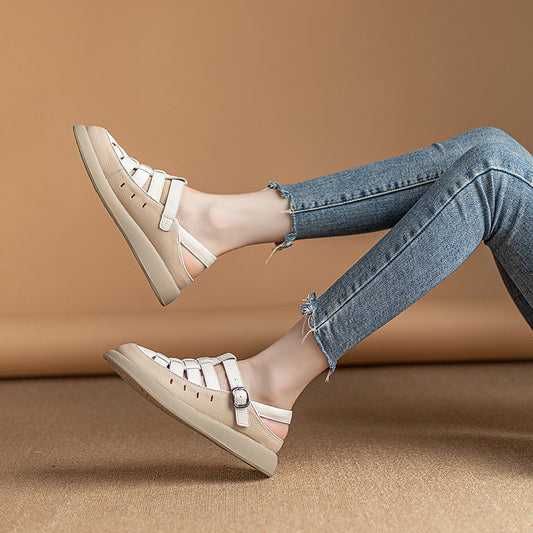 Women's Style Genuine Flat Lightweight Simple Fashion Sandals