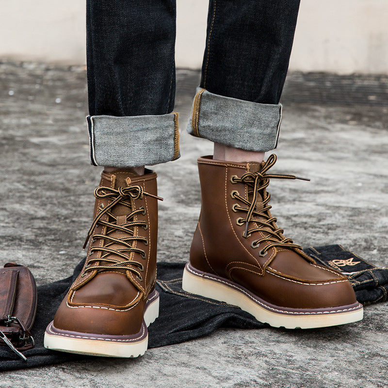 Men's Lion Eagle Dell Oversized Code Vintage Boots