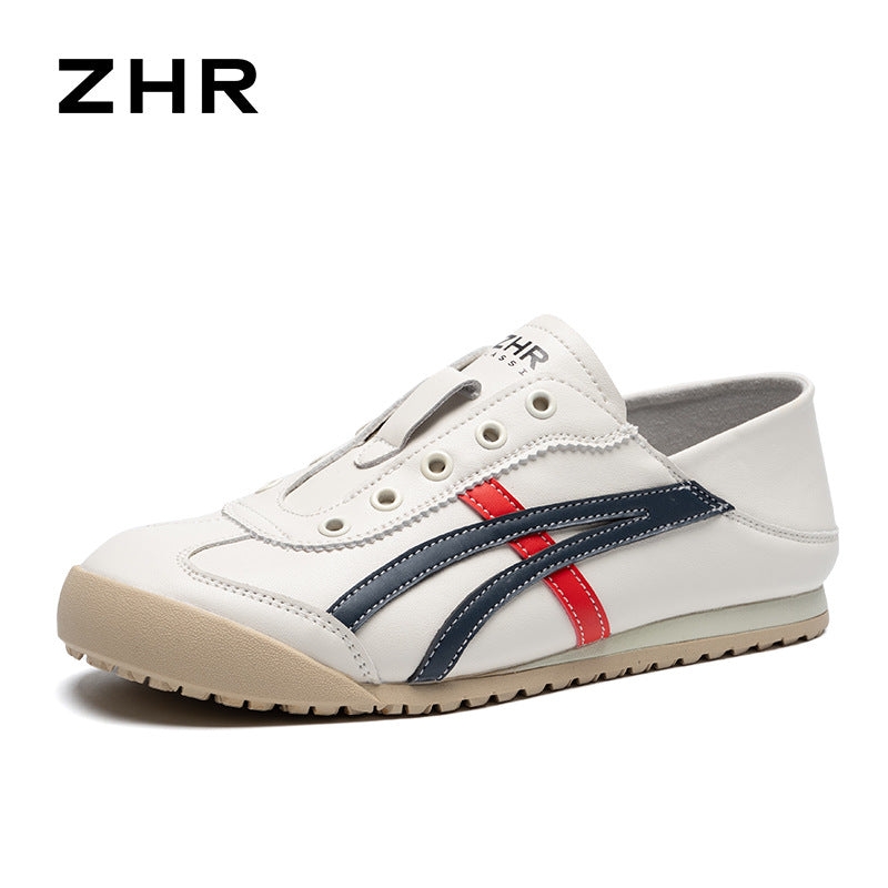 Women's German Training Soft Bottom White Autumn Casual Shoes