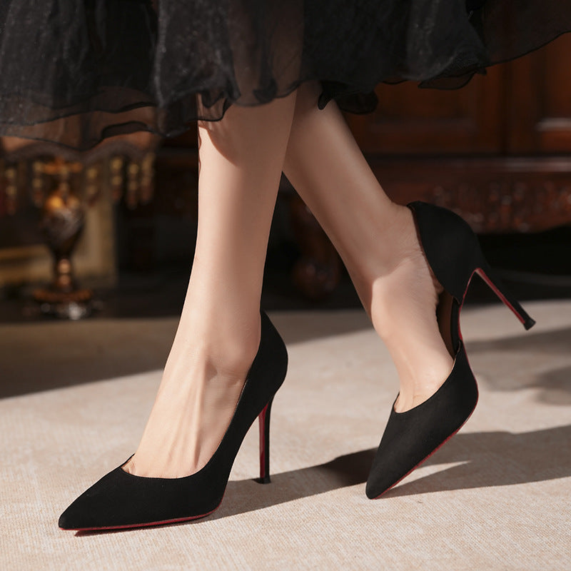 Adult Lady Like Woman Pointed Low-cut Women's Fashion Shoes