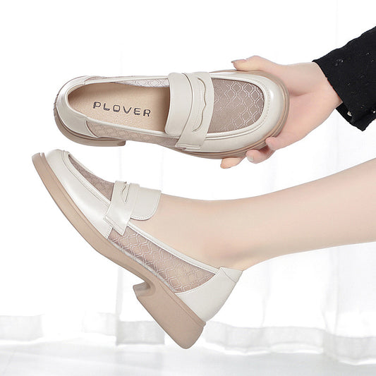 Women's Soft Sole Breathable British Mesh Loafers