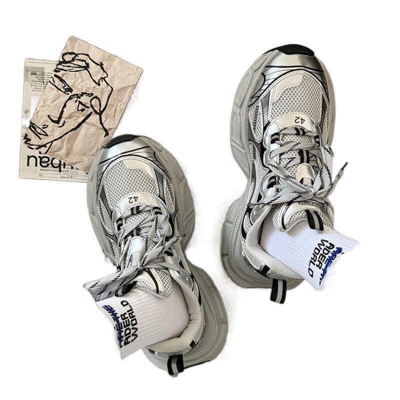 Men's Thick Bottom Heightened Daddy Spring Niche Sneakers
