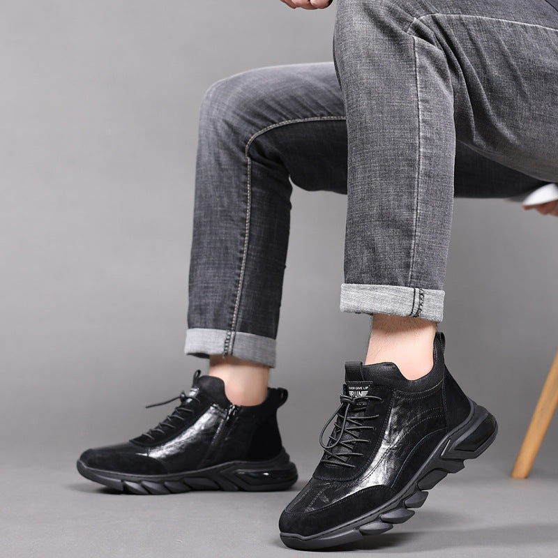 Men's Winter Genuine Wool Cotton Fashion Sports Break Men's Shoes