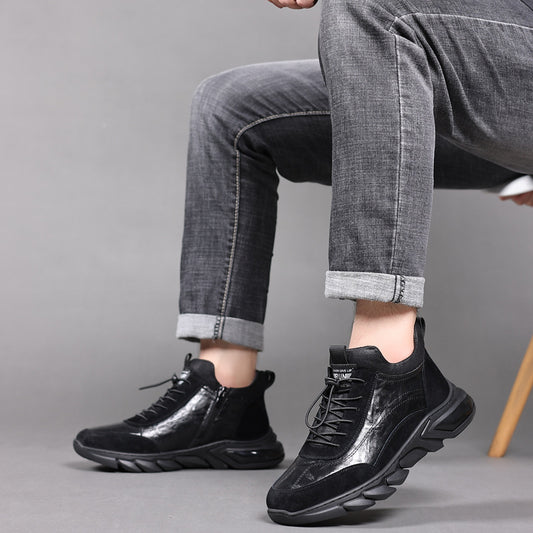 Men's Winter Genuine Wool Cotton Fashion Sports Break Men's Shoes