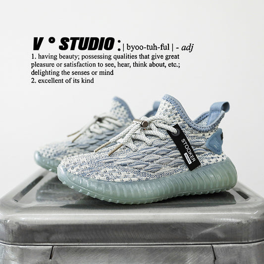 Children's Boy's Summer Medium Large Mesh Breathable Boy Sneakers