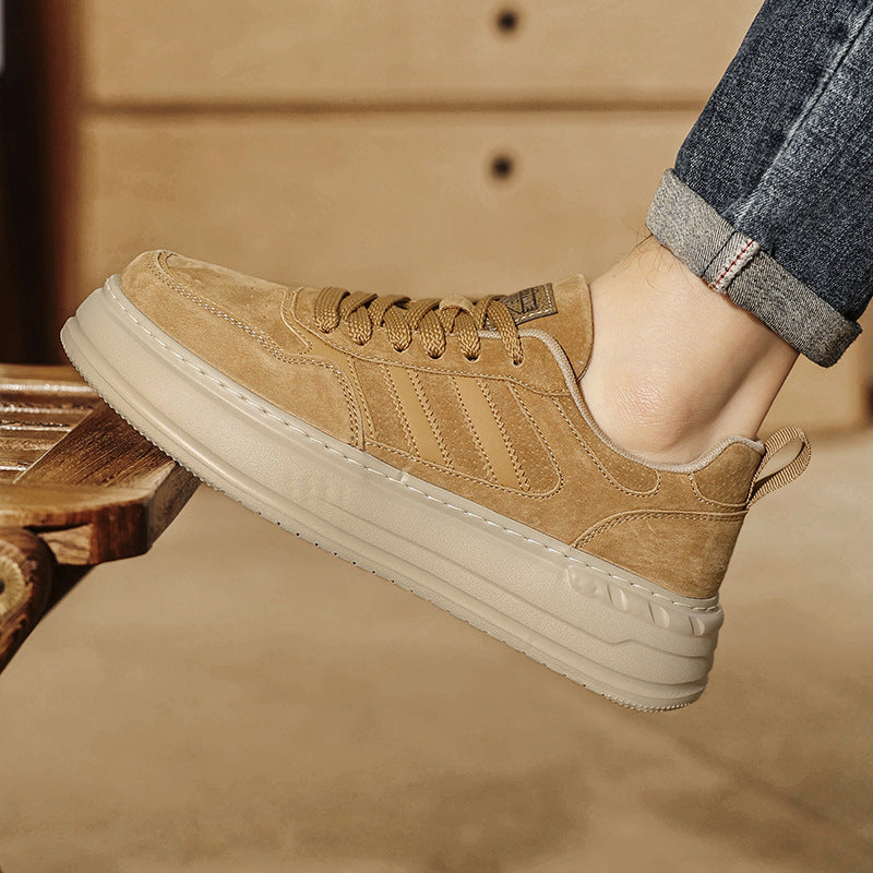 Men's Skateboard Four Lightweight Platform Fashion Trend Low Men's Board Shoes