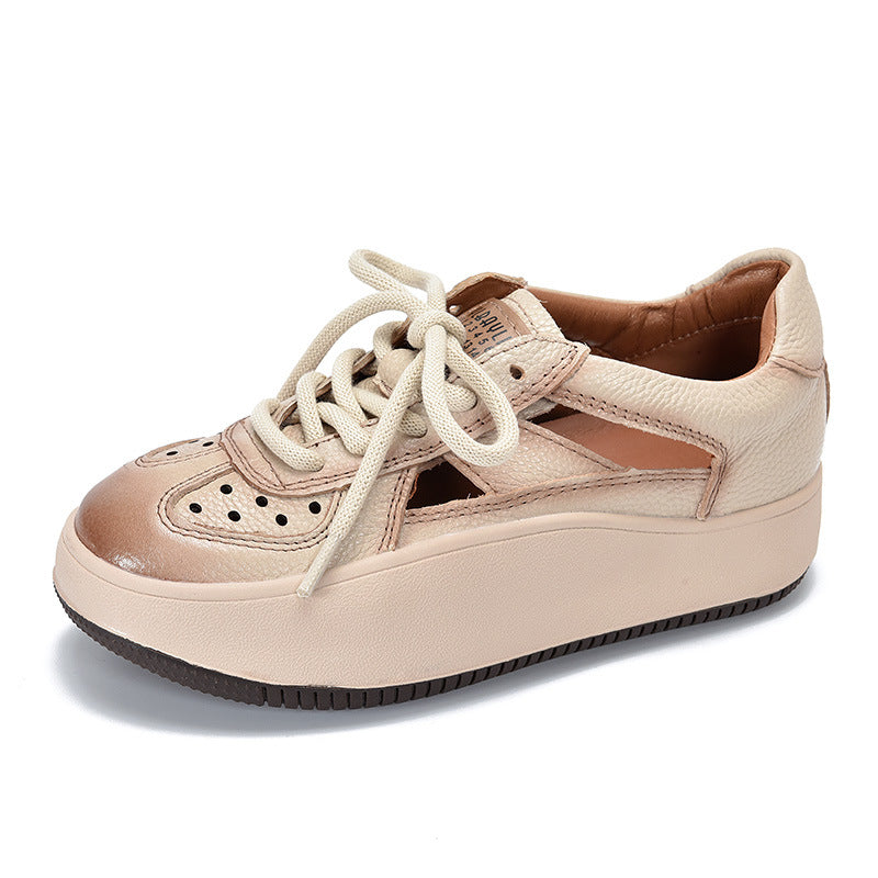 Women's Two Pairs Of Thick-soled Sports Round Sandals