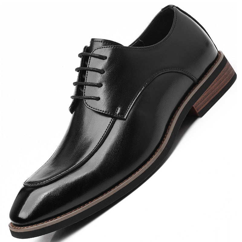 Men's Plus Size Breathable Leisure Trendy Fashion Joker Men's Business Leather Shoes