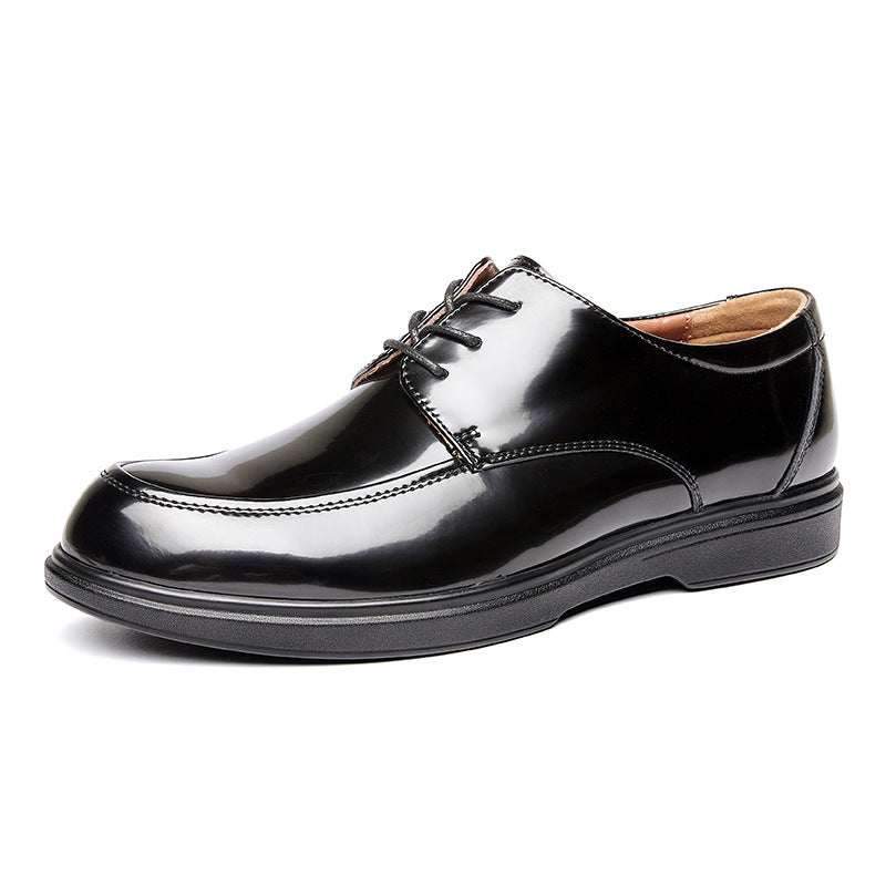 Men's Genuine Glossy Business Formal Wear Patent Leather Shoes