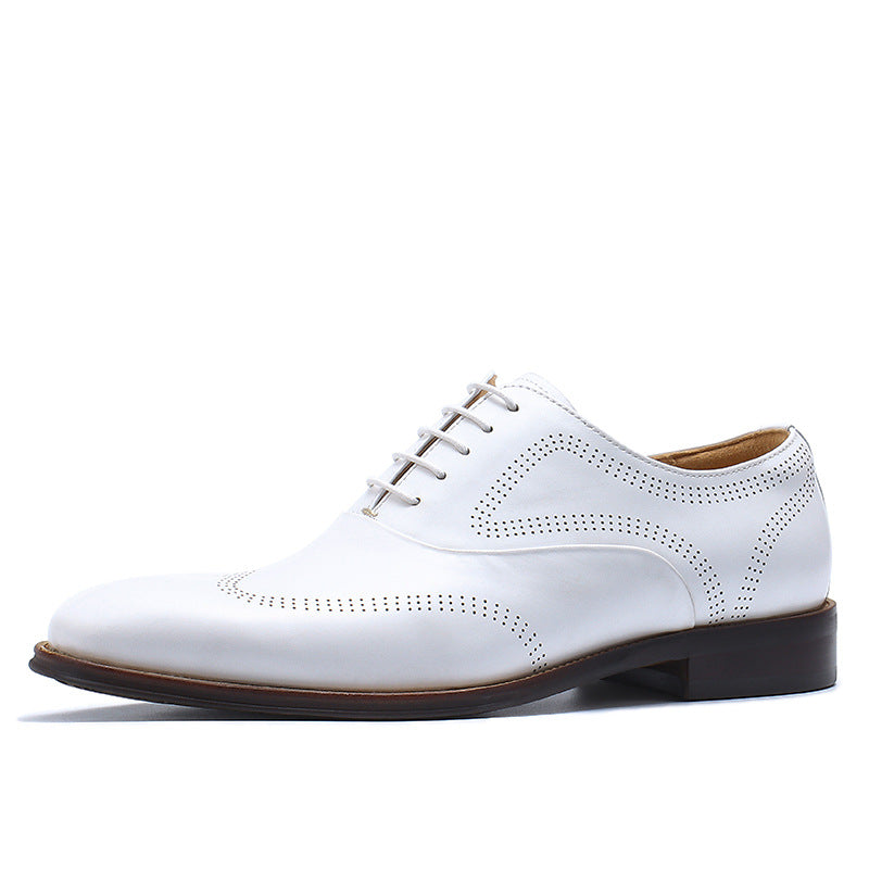 Men's Big Promotion Fashion Cowhide Comfortable Formal Men's Business Leather Shoes
