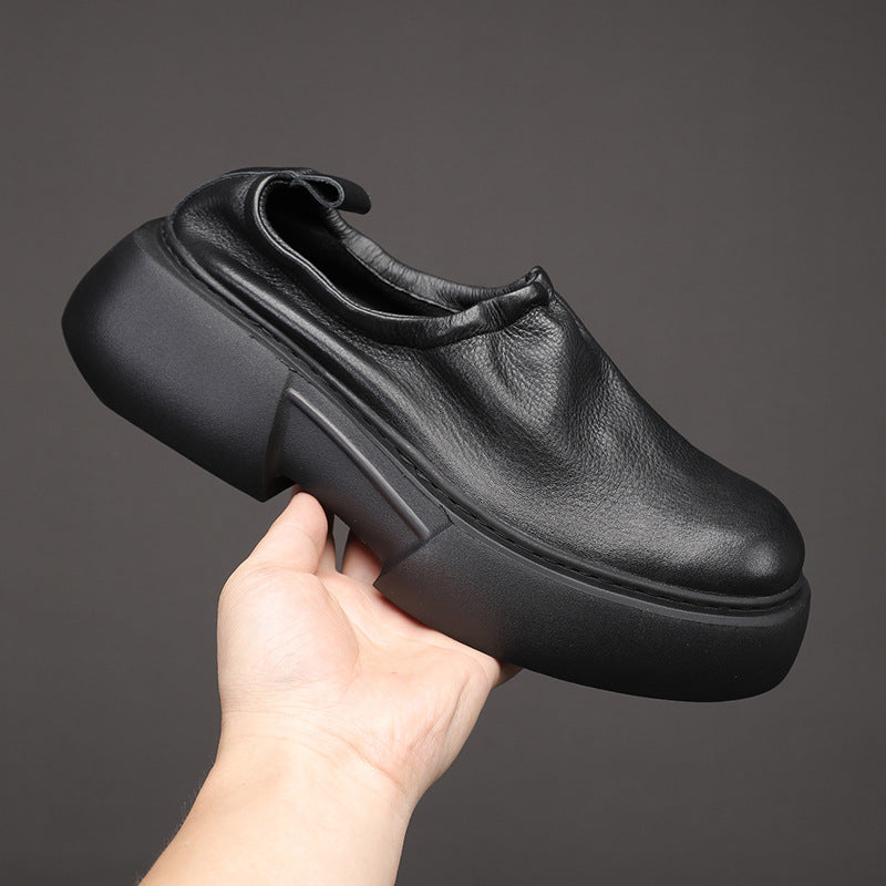 Men's Comfortable Raise The Bottom Slip-on Lazy Casual Shoes