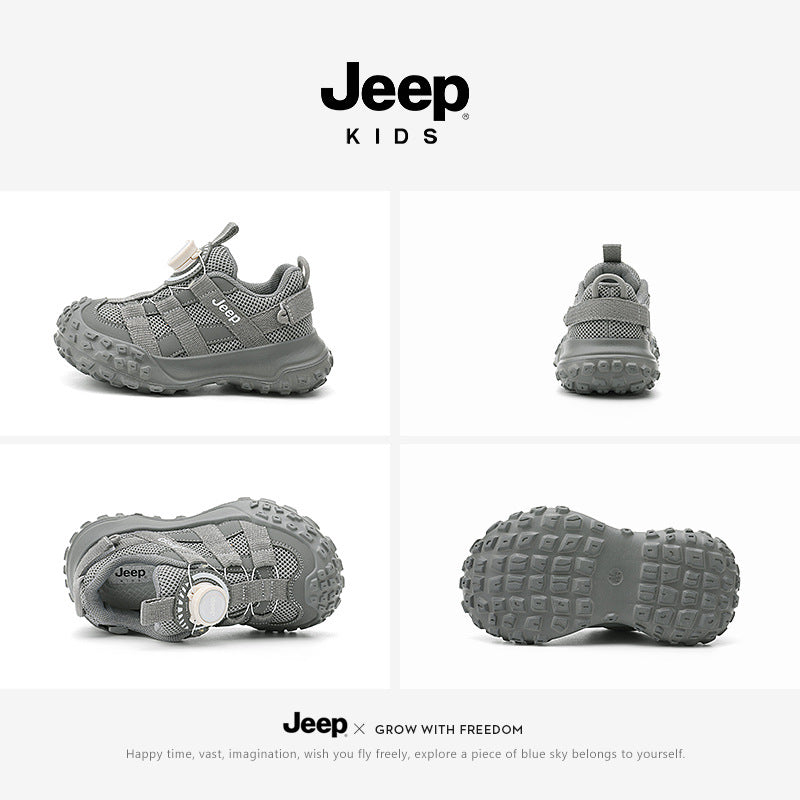Boy Autumn Mesh Breathable Soft Bottom Sneakers
