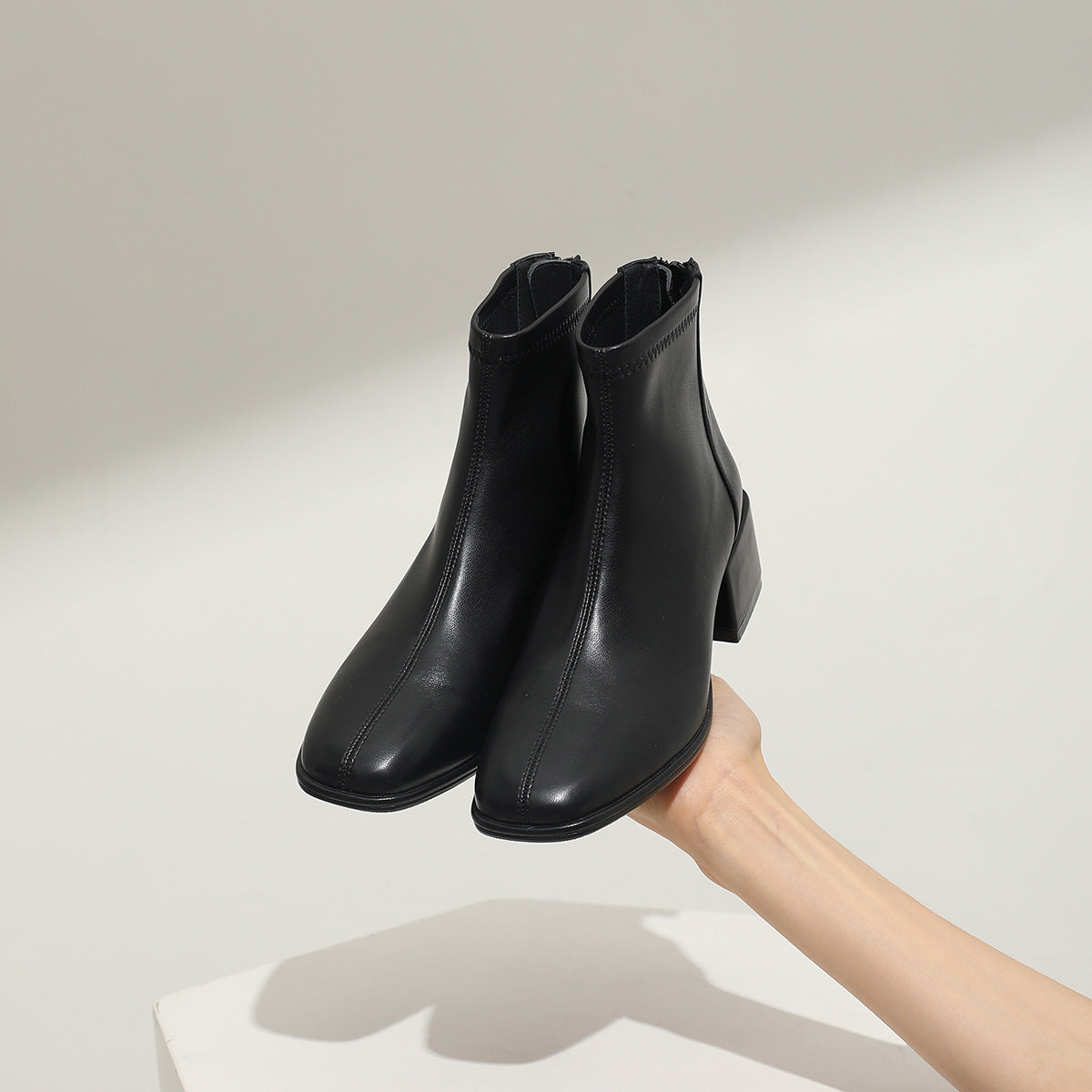 Women's French Slimming Ankle Martin Retro Easy Boots