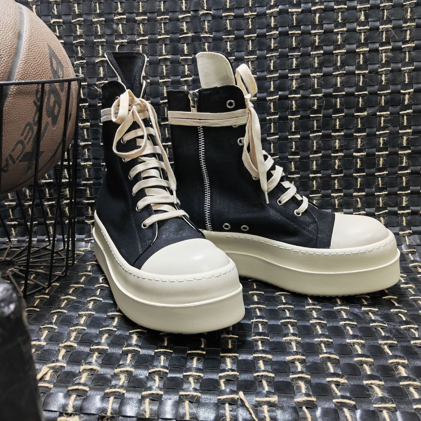 Women's & Men's Muffin Ankle Elevator Fashion Korean Satin Sneakers