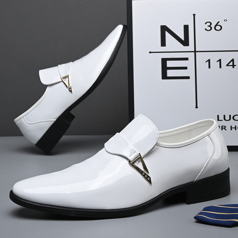 Men's Source Classic Pointed Toe British Style Leather Shoes