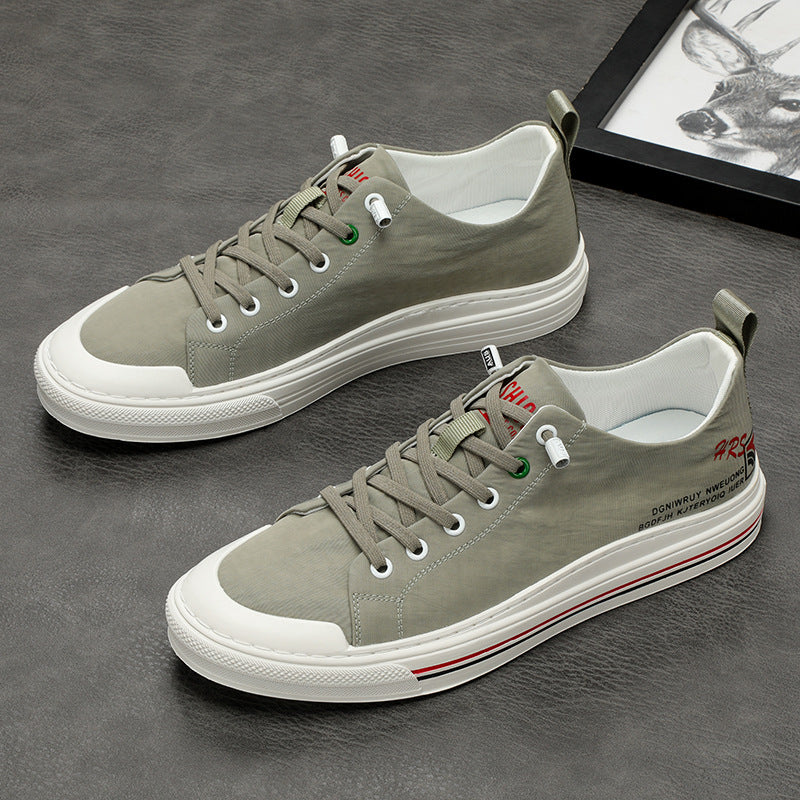 Men's Korean Style Leisure Trendy Board Summer Canvas Shoes