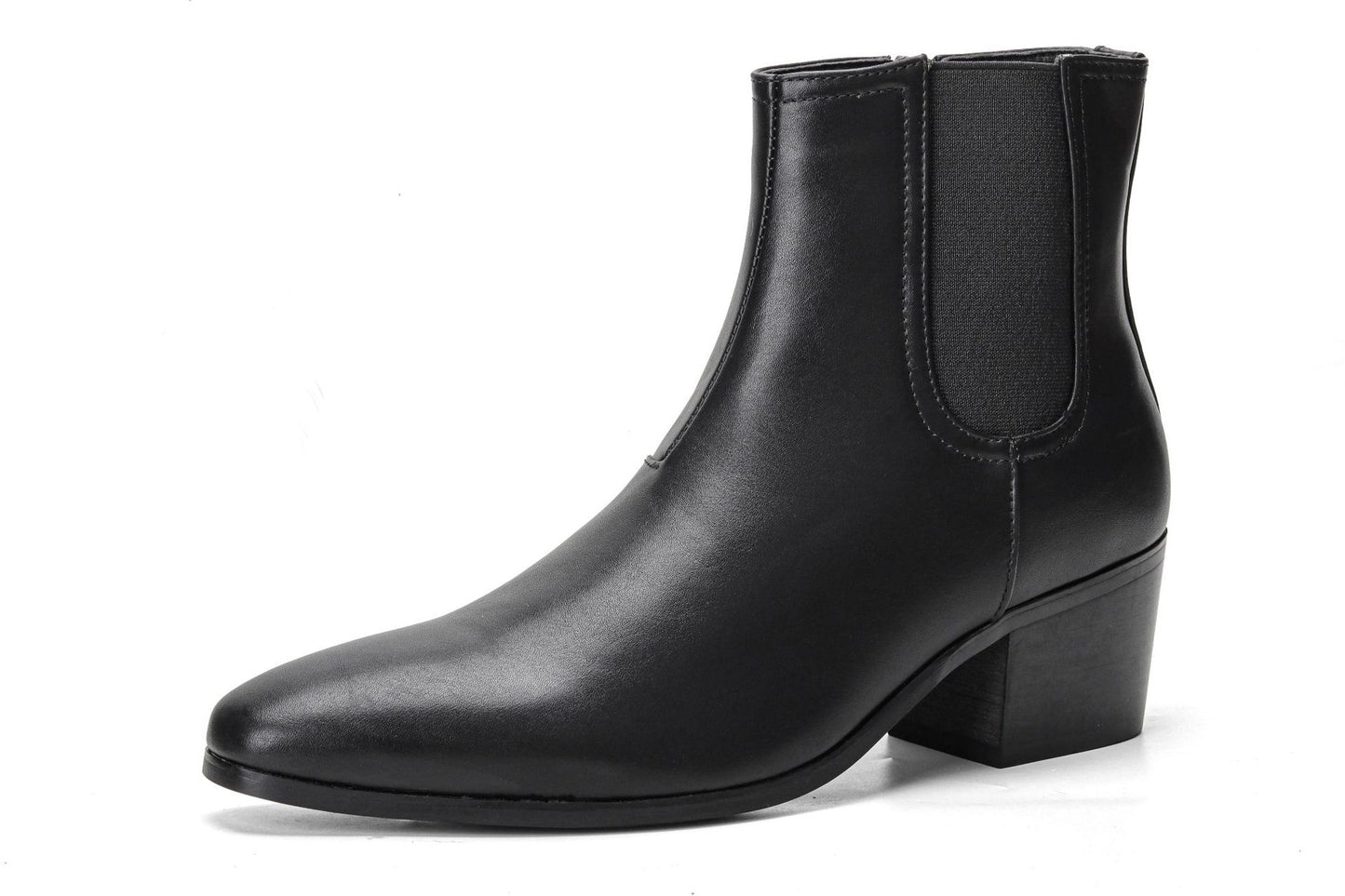 Men's Fashion Elevator High-heel Chelsea Ankle Boots