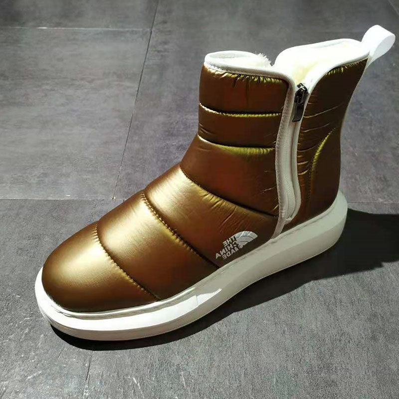 Men's Winter Platform Tide Warm With Veet Snow Boots