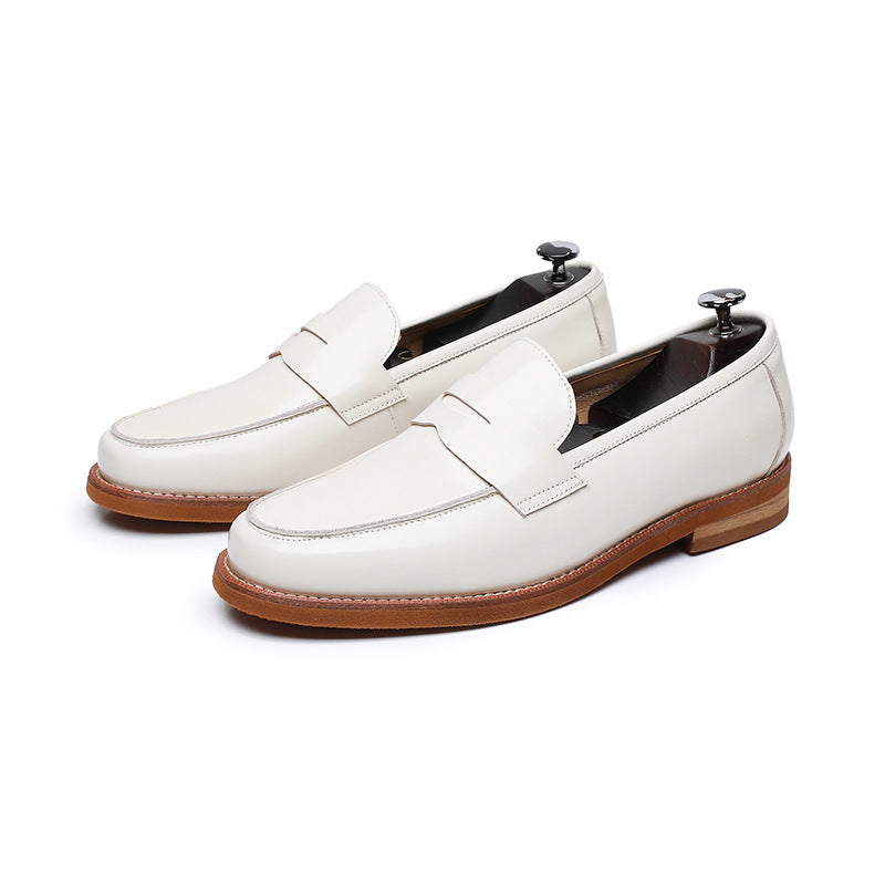 Men's Wear Slip-on Round Head British Comfortable Loafers