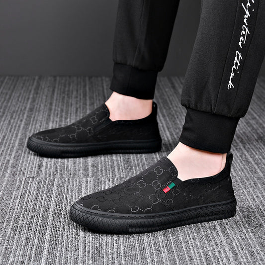 Men's Cloth Korean Fashion Ice Silk Breathable Canvas Shoes