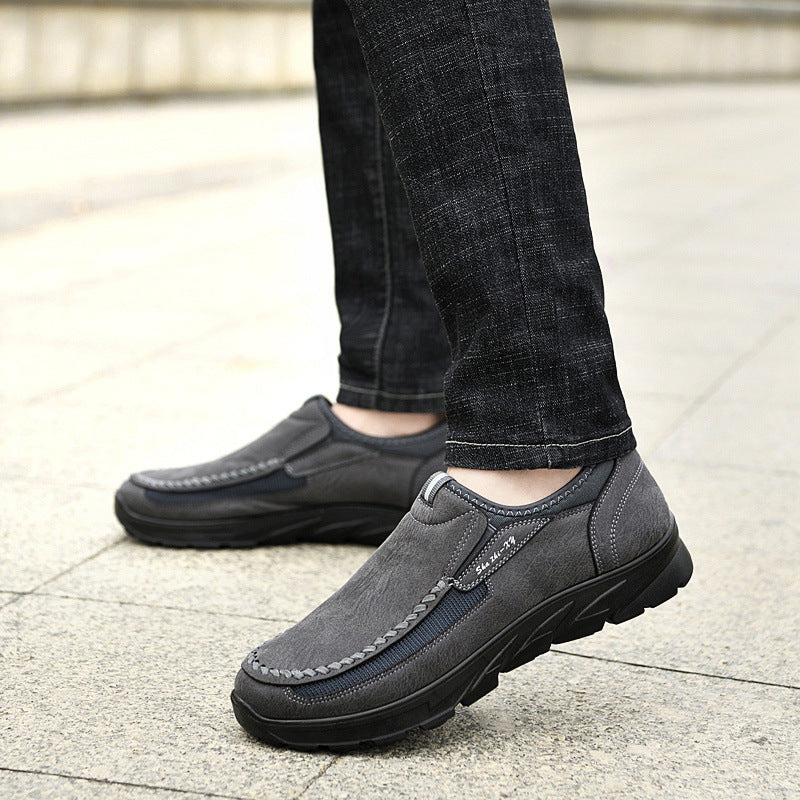 Men's Old Cloth Leisure Dad Soft Bottom Elderly Sneakers