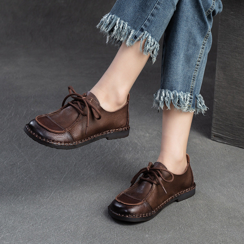 Women's Soft Bottom Brushed Retro Style Pumps Casual Shoes