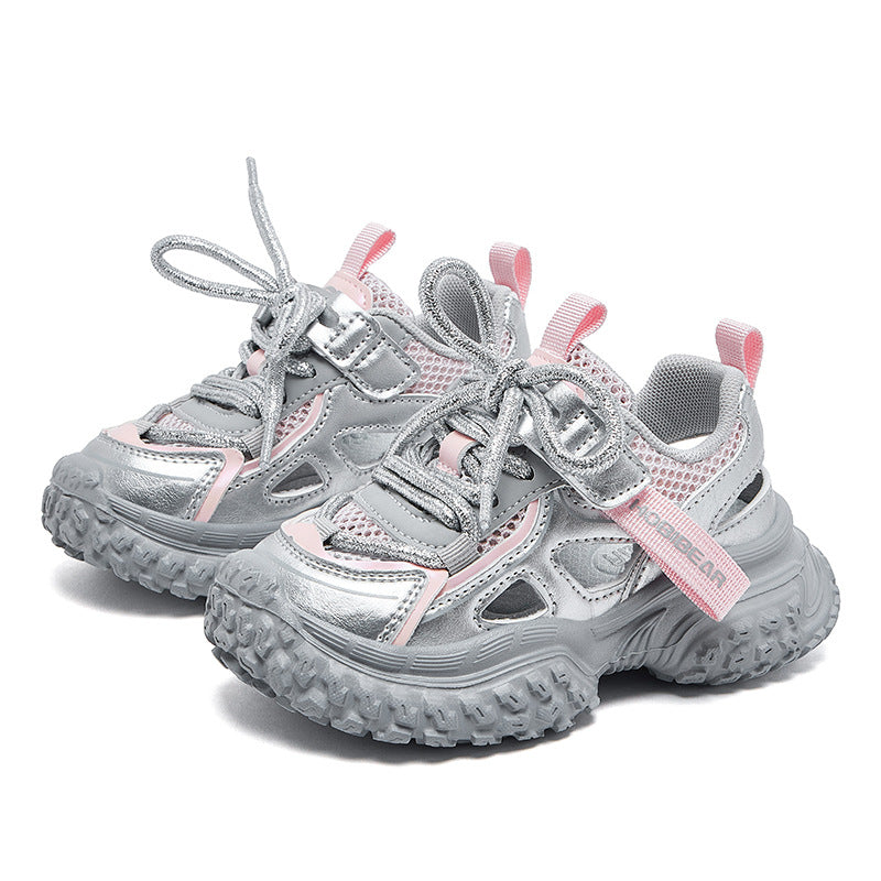 Single Mesh Summer Boys Frame Dad Kid's Sneakers