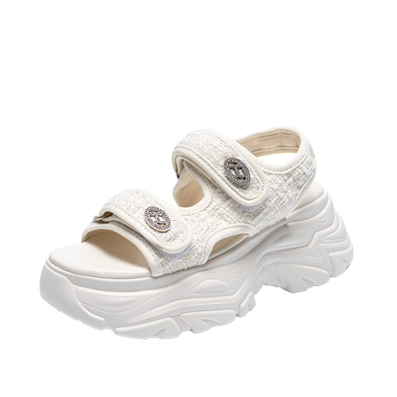 Women's Platform Sports Summer Outdoor Velcro Beach Sandals